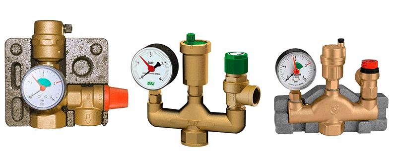 Группа безопасности котла