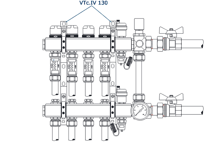 Кронштейн для кріплення колектора Valtec VTc.IV130