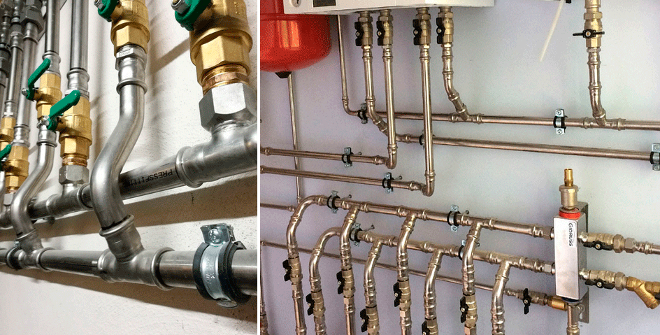 Трійник AISI 304 перехідний на внутрішню різьбу Isotubi монтаж