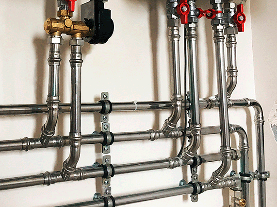 Однорозтрубний кутник під 45° з нержавіючої сталі Valtec VTi.958