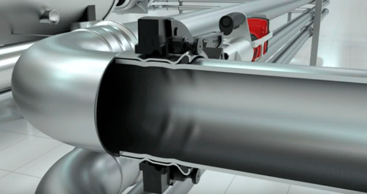 Муфта з нержавіючої сталі Isotubi обжим