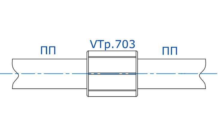 Муфта з'єднувальна Valtec Vtp.703