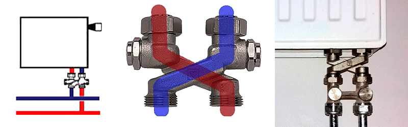 Перекрестный узел нижнего подключения