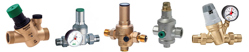 Мембранний редуктор тиску води