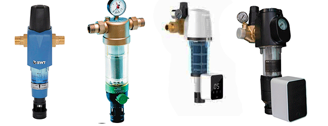 Фільтр для води, що самоочищається