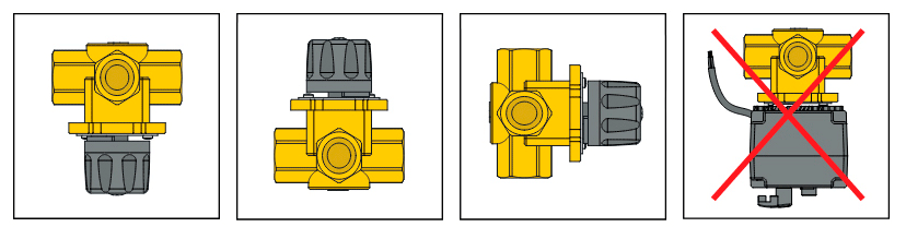 Змішувальний клапан для опалення Herz 2138 монтаж