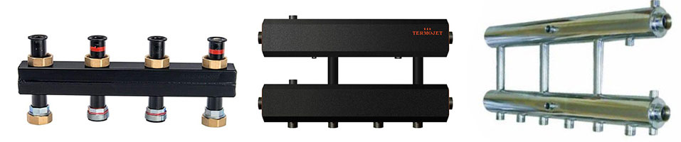 Розподільні колектори опалення для котла