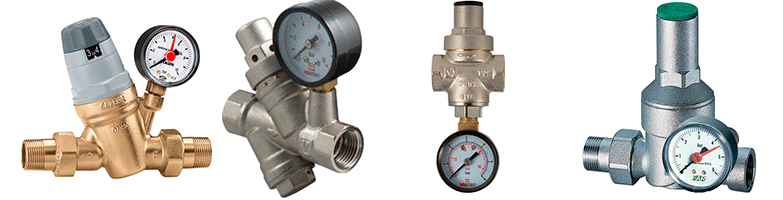 Редуктор тиску води з манометром