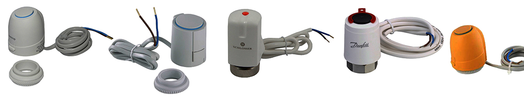 Виды сервоприводов для отопления (теплого пола)