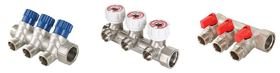 Колектор з регулювальними вентилями