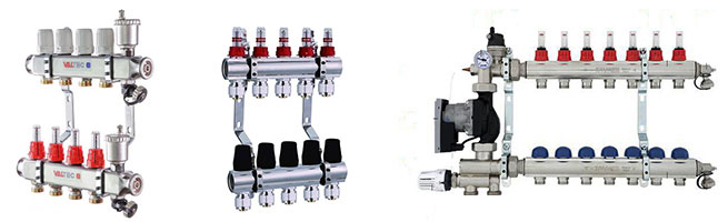 Как правильно соединить коллекторы теплого пола
