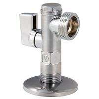 Кран кульовий кутовий із вбудованим фільтром для підключення сантехприладів Valtec VT.282