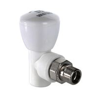 Поліпропіленовий радіаторний кран кутовий Valtec Vtp.718.V