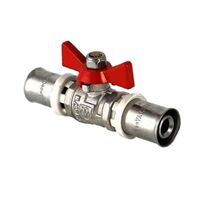 Кран кульовий для металопластикових труб Valtec VT.243