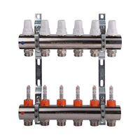 Колектор для теплої підлоги із витратомірами ICMA K013