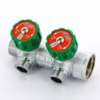 Колектор для води під плоску прокладку з регулюючими вентилями FAR FK 382