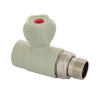 Кран ппр радіаторний прямий Fado PRK02