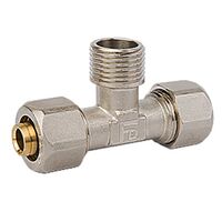 Обжимний фітинг трійник з зовнішньой різьбой Fado RFT 21, Розмір точний: 16-1/2