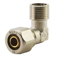 Обжимний фітинг кутник з зовнішньой різьбой Fado RFU 21, Розмір точний: 16-1/2