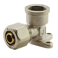 Обжимний фітинг кутник настінний з внутрішнім різьбленням Fado RFU 30, Розмір точний: 16-1/2