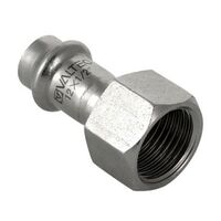 Сполучна муфта з внутрішнім різьбленням з нержавіючої сталі Valtec VTi.902.I, Тип різьби: Внутрішня, Розмір точний: 28-1