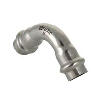 Кутник з'єднувальний 90° з нержавіючої сталі Valtec VTi.951.I, Розмір точний: 22