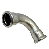 Колено 90 F-F из нержавейки Isotubi