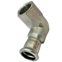 Колено с МРВ из нержавейки Isotubi