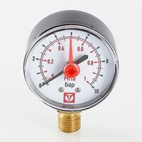 Манометр із нижнім підключенням Valtec VT.TM50.D