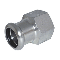 Муфта с внутренней резьбой из нержавеющей стали Raccorderie Metalliche