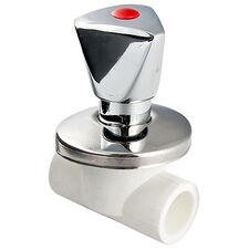 Вентиль із поліпропілену для монтажу під штукатурку Valtec VTp.713