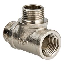 Valtec VTr.133 Фитинг резьбовой – тройник с двумя переходами на наружную резьбу