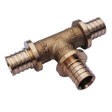 Натяжной фитинг Golan Aqua-pex тройник равносторонний