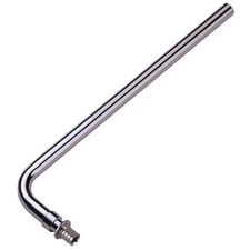 Натяжной фитинг Golan Aqua-pex колено хромированное для подсоединения радиаторов