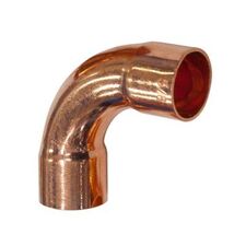 Мідний фітинг коротке коліно з двома муфтами 90° IBP