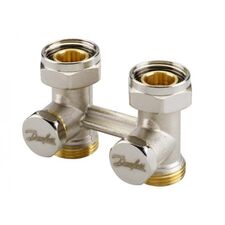 Прямий вузол нижнього підключення Danfoss RLV-KS