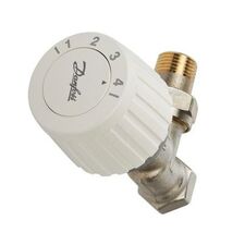 Кран RTL кутовий з термоголовкою для теплої підлоги Danfoss FJVR 003L1081