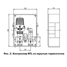 Унібокс теплої підлоги Honeywell Thera-RTL T6102AUB15