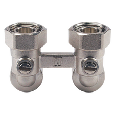 Кутовий вузол нижнього підключення радіатора Honeywell Verafix-VK V2461EX