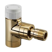 Oventrop 1163072  Термостатический клапан для радиатора угловой цвет золото