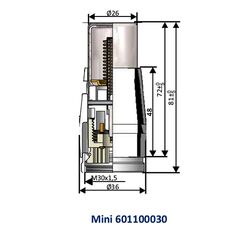 Schlosser Mini 601100030 М30х1,5