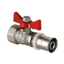 Кран кульовий для металопластикових труб Valtec VT.242