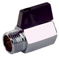 Кульовий кран міні Fado KM02, Тип різьби: Внутрішня-зовнішня, зображення 2