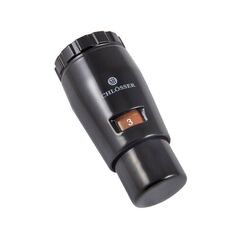 Термоголовка для радіатора чорна Schlosser Mini 601100039