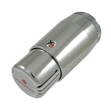 Хромована термоголовка на радіатор Schlosser серії Mini Diamant