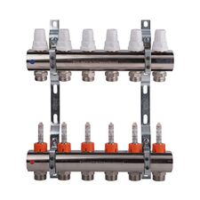 Колектор для теплої підлоги із витратомірами ICMA K013