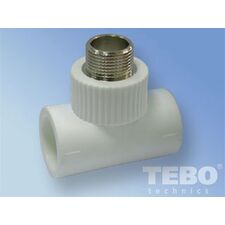 Трійник із зовнішньою різьбою Tebo