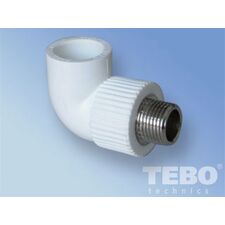 Кутник із зовнішньою різьбою Tebo