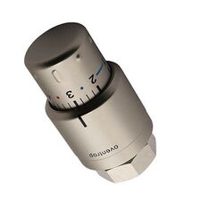 Термоголовка для радіатора кольору матова сталь Oventrop Uni SH 1012085