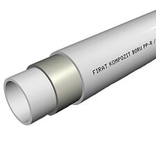 Поліпропіленова труба зі скловолокном Firat, Модифікація: Скловолокно, Розмір точний: 25